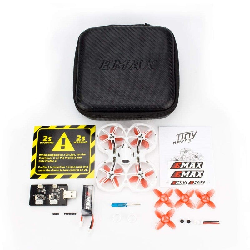 EMAX طائرة درون سباق داخلية FPV جديدة طراز Tiny Hawk 2 F4 5A 16000KV كاميرا RunCam Nano2 700TVL 37CH 25/100/200mW VTX 1S-2S - BNF - Image 3