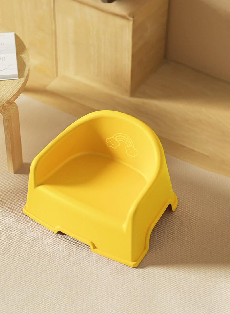 BEIRUI Children's plastic backrest chair, baby stool backrest chair, kindergarten correction chair, home use with armrests and anti fall small stool, non slip shower seat, baby shoe changing stool - Image 1