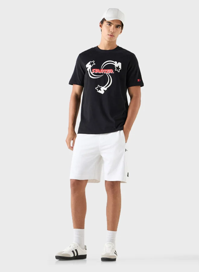 STARTER Drawstring Logo Printed Shorts