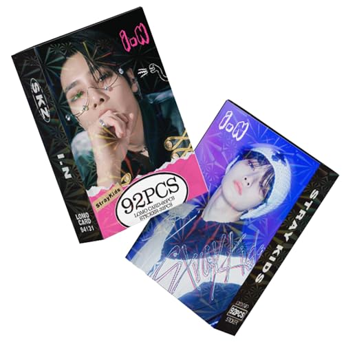 KPOPBP Stray Kids Photocards 60 PCS SKZ Rock Star Album Photo Cards with 32 PCS Stickers Kpop Gift Lomo Cards Merch for SKZ Boys and Girls (in) - Image 4
