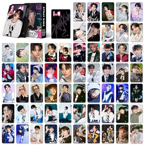 KPOPBP Stray Kids Photocards 60 PCS SKZ Rock Star Album Photo Cards with 32 PCS Stickers Kpop Gift Lomo Cards Merch for SKZ Boys and Girls (in) - Image 3