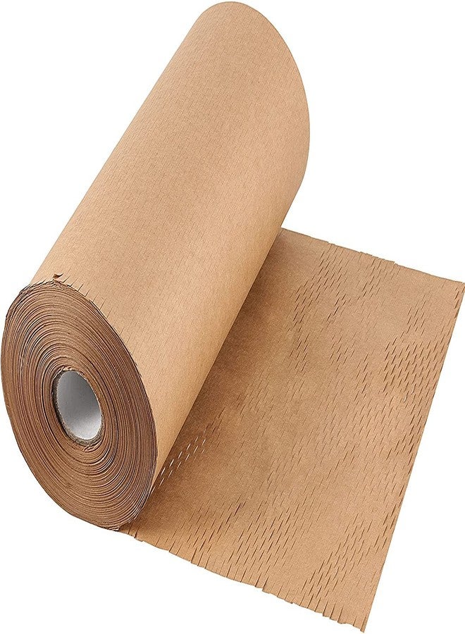 Devshree Dev® Eco-Friendly Virgin Expandable Premium Strong 100 GSM Honeyycomb Kraft Paper bubble Wrap Packaging roll (16" × 100 mtr) Expanded up to 140 mtr - Image 1