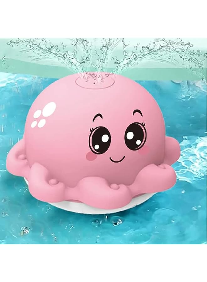 IAF Style Bath Toy with LED Light and 4 different Electric water Spraying Modes for Toddlers, Spray Water Bath Toy, Swimming Pool Bathroom Shower Water Toy for kids - Image 1