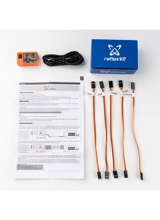 FMS - Rc Airplane Reflex V2 Mini Gyro Flight Control System For Remote Control Aircraft Plane - Image 1