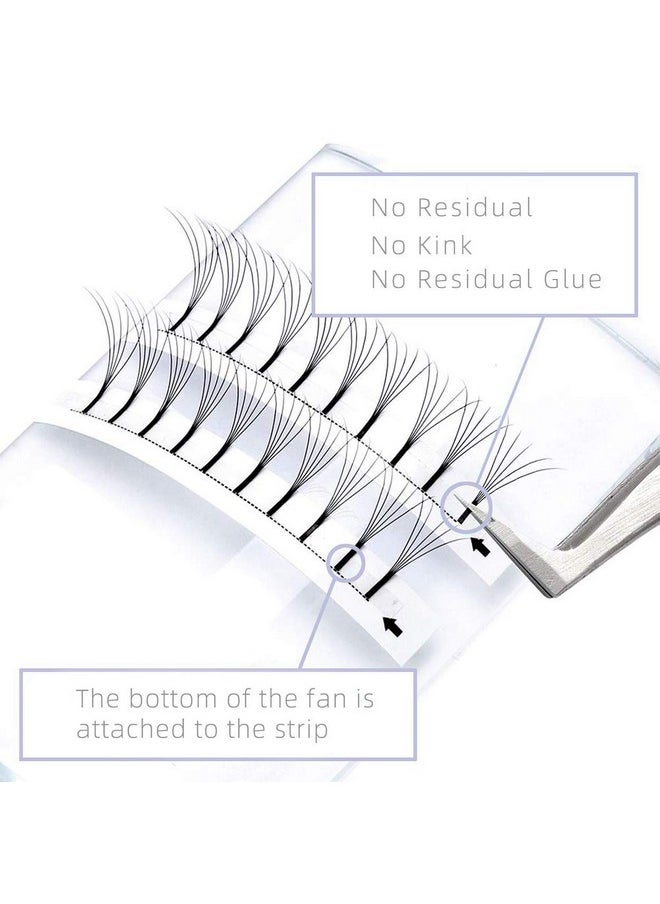 SRCKFIZ - 3D Eyelash Extensions Volume Lash Extensions 0.10Mm Premade Fans Lash Extension D Curl Russian Volume Individual Eyelashes Pro Granting Cluster Lash Extensions Supplies (3D D 0.10 8Mm) - Image 1