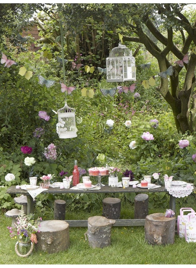 Talking Tables Talking Tables Fairy Bunting Banner | Great for Girls Tea Party, Birthday and Decor | Pink, Paper, 3M  - Image 3