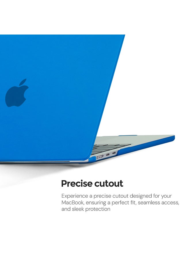 O Ozone Slim Matte Case Compatible with MacBook Pro 13 (A1706,A1708,A1989,A2159,A2289,A2251,A2338,2016-2020) Case+Keyboard Cover & Protector,Dark Blue - Image 4