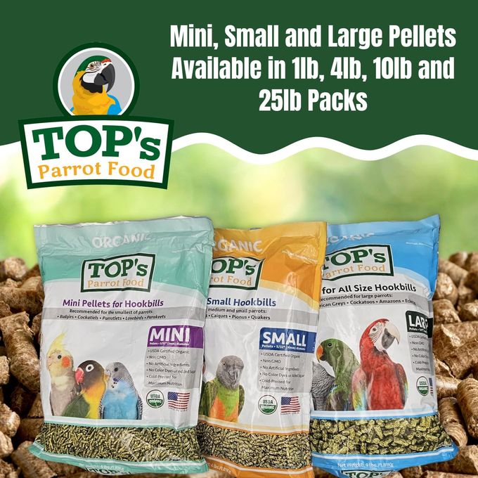 rayihni Pellets Hookbills, Small, Medium And Large Parrots Non-Gmo, Peanut Soy & Corn Free, Usda Organic Certified 4 Lb / 1.81 Kg - Image 3