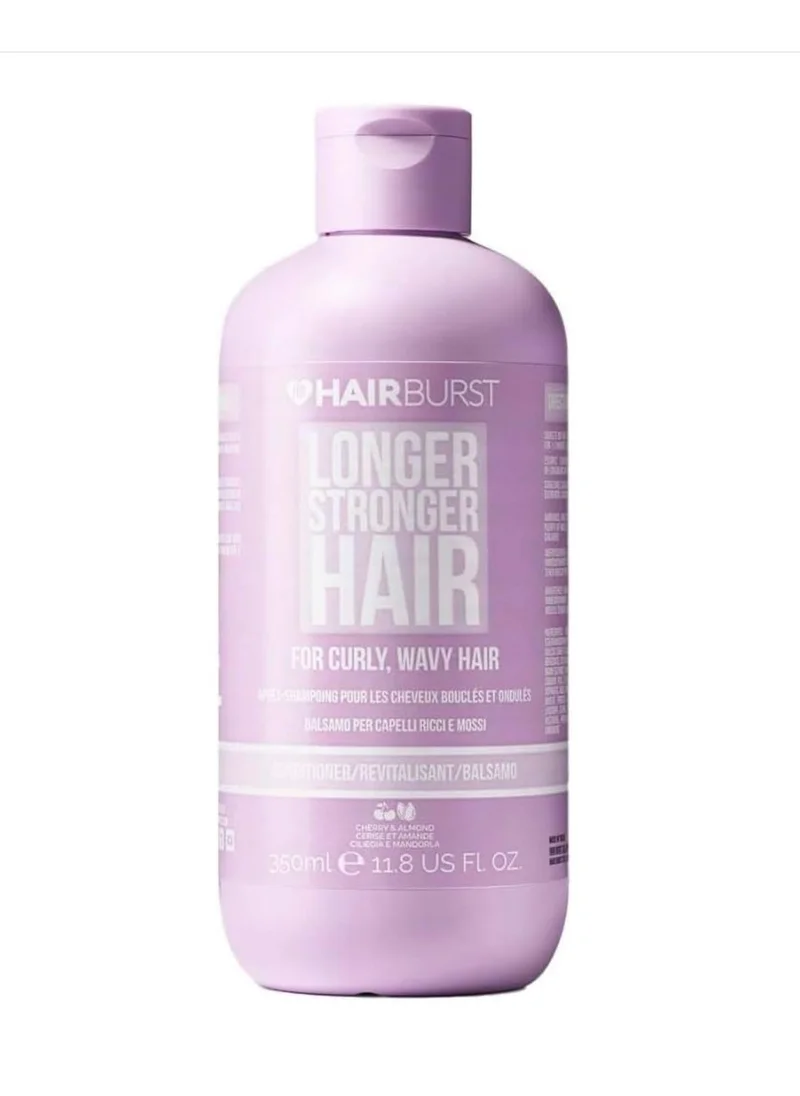 HAIR BURST Conditioner for Wavy & Curly Hair — Sulfate, SLS, Paraben Free, CGM Approved - Nourishing Amino Acids, Almond Extract & Cherry Oil - Curl Enhancing, Frizz Control & Moisturising