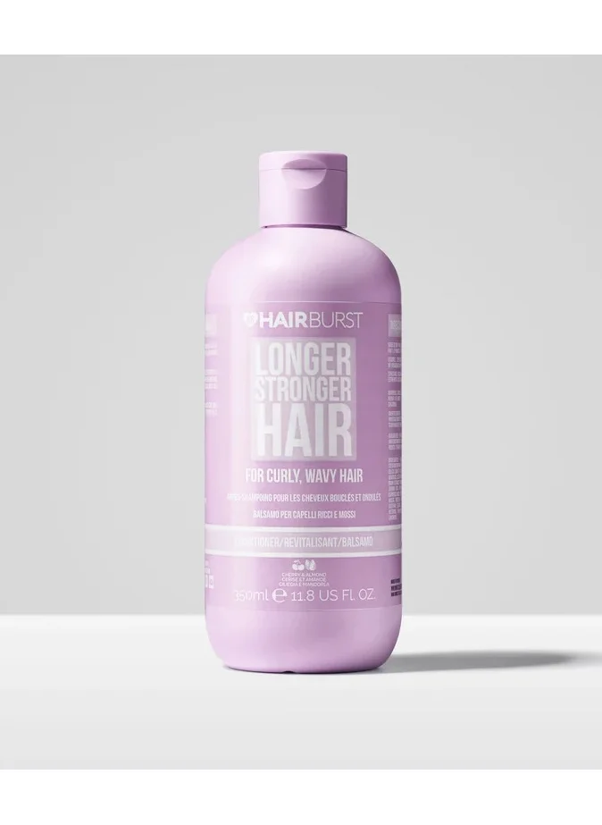 HAIR BURST Conditioner for Wavy & Curly Hair — Sulfate, SLS, Paraben Free, CGM Approved - Nourishing Amino Acids, Almond Extract & Cherry Oil - Curl Enhancing, Frizz Control & Moisturising