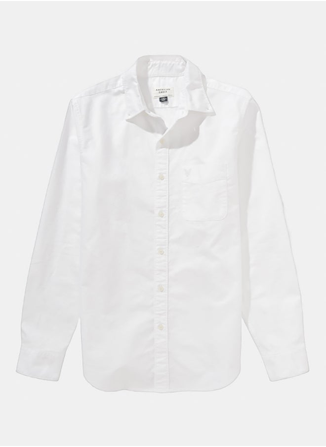 American Eagle AE Everyday Oxford Button-Up Shirt  - Image 3