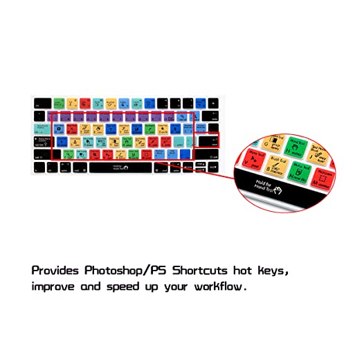 HRH for Photoshop PS Functional Shortcut Hotkey Keyboard Cover Silicone Skin for Magic Wireless Keyboard MLA22LL/A (A1644,2015 Released) with US Layout - Image 3