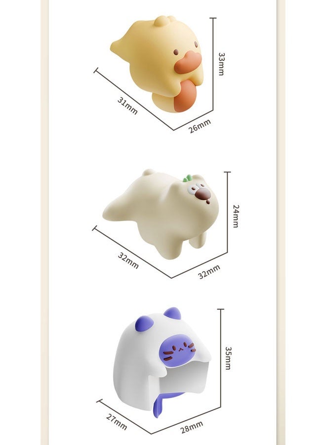 4PCs Bear-Shaped Baby Safety Corner Guards - Silicone Baby Proofing Protectors with Self-Adhesive Tape, Child Safety Edge Cushion for Furniture Sharp Corners - Image 3