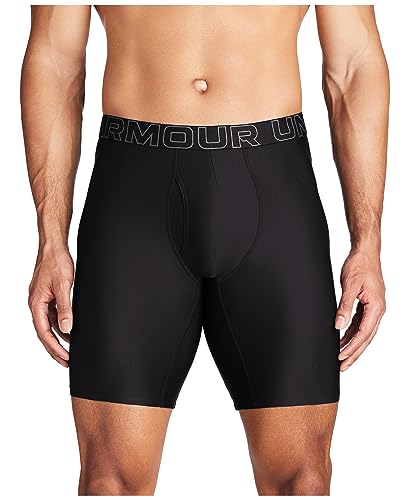 Under Armour Men's Multi-Pack Performance Tech Long-Leg Boxer Brief, 9" Inseam, All-Day Comfort - Image 2