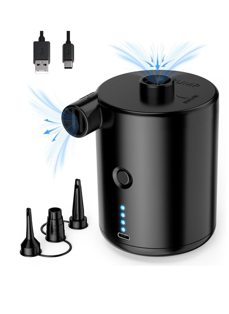 Techshare Air Pump for Air Mattress, Air Mattress Pump for Inflatables, Quick Fill Inflator Deflator Air Pump Perfect for Outdoor Camping Inflatable Boat Blow Up Pool Water Toy Car Air Bed  - Image 4