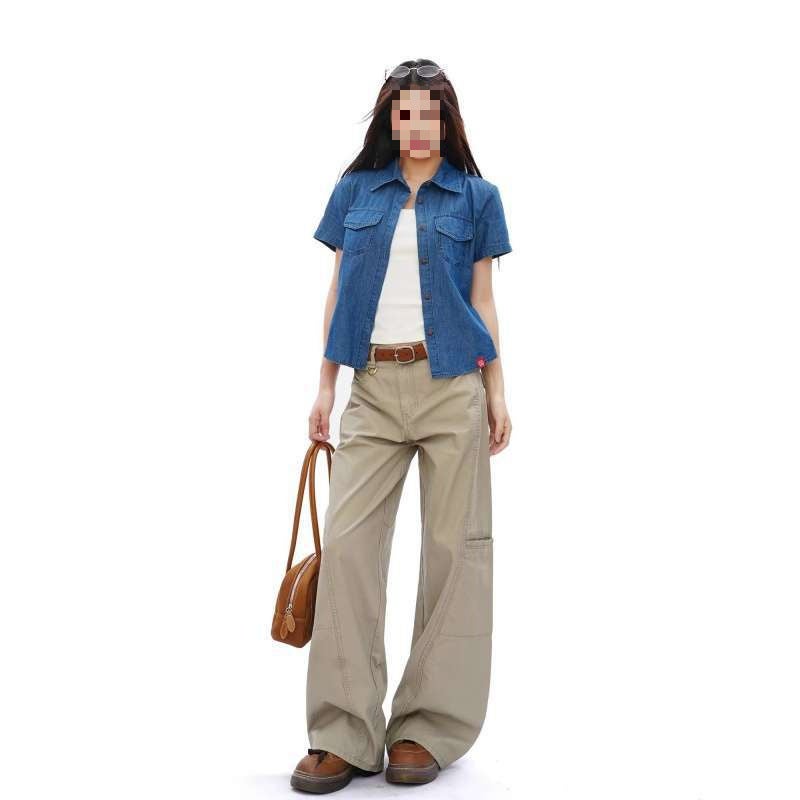 Unisex Classic Denim Jeans Loose Fit Daily Outdoor Wear - Image 3