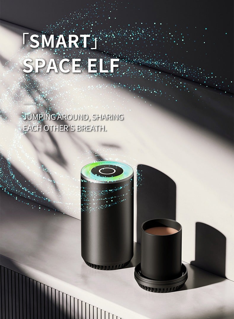 LUIENAO Car Air Freshener, Car Air Freshener Diffuser and Perfume Oil, Rechargeable Car Aroma Diffuser(Ocean fragrance) - Image 1