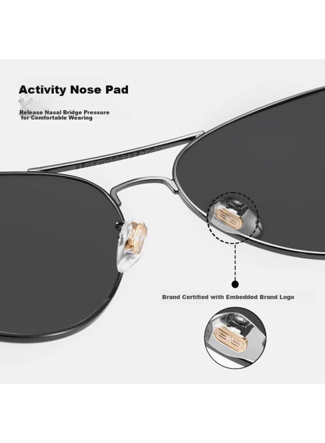 Caponi Photochromic Polarized Sungl For Men And Women, Driving-specific Gl, Day And Night Use, Pilot-style Uv Protection And Sun Protectio - Image 5