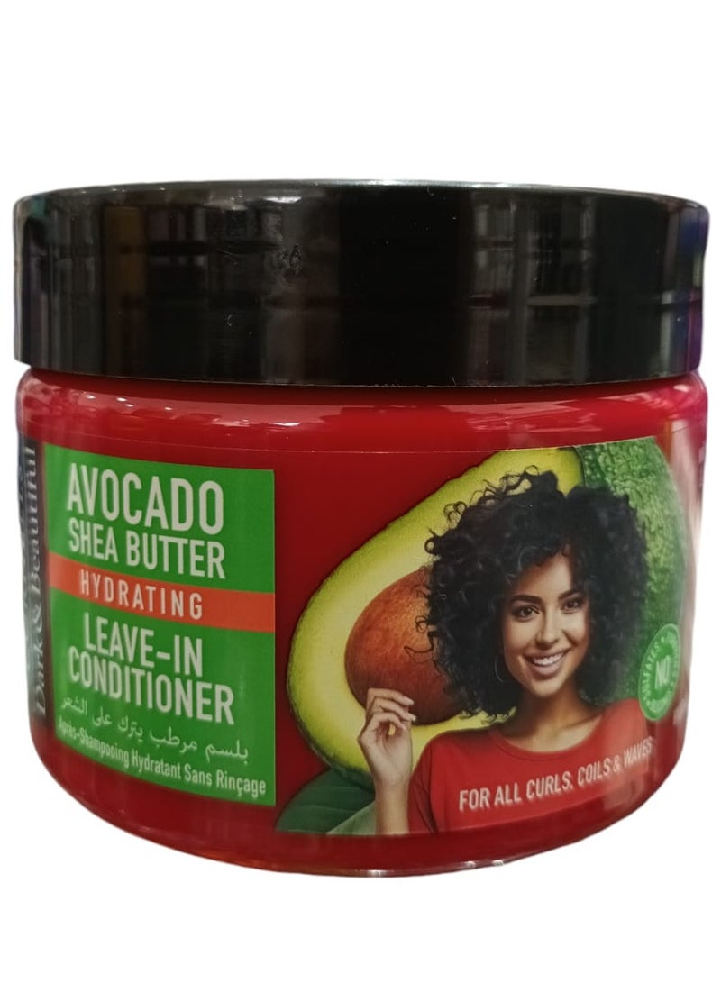 بلسم يترك على الشعر 325 مل مرطب للشعر بالافوكادو وزبدة الشيا