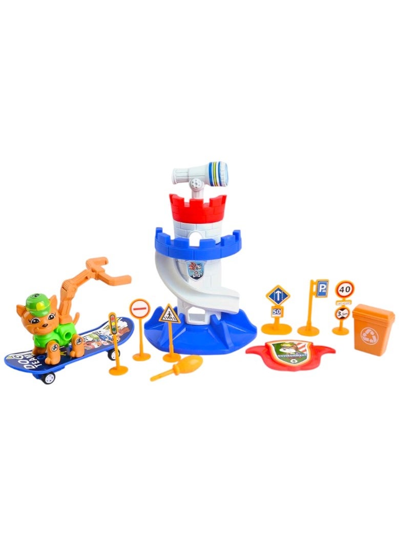 صندوق العاب مجموعة ألعاب شخصيات صغيرة من PAW PATROL  - Image 2