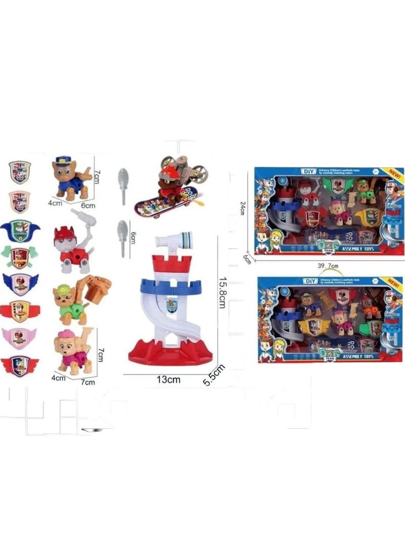 صندوق العاب مجموعة ألعاب شخصيات صغيرة من PAW PATROL  - Image 5
