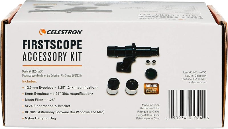 Celestron FirstScope Accessory Kit with Eyepieces and Moon Filter - Image 2
