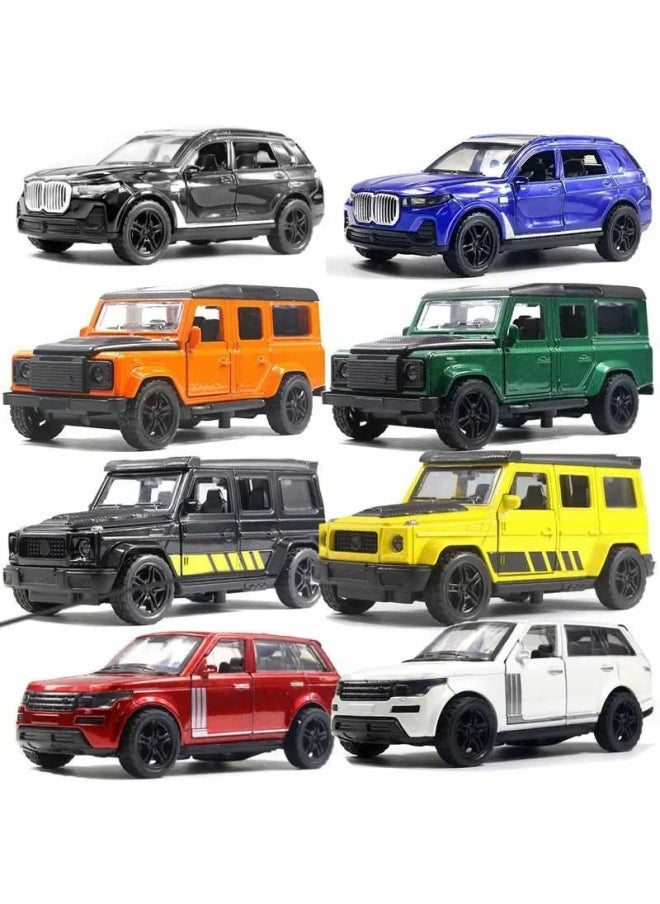 Generic - Off-Road Alloy Car Model Children's Toy Sound And Light Automobile Model Display Car For Boys Non-Radio Controlled Toys-Color:[Sound And Light Version] Ma Red - Image 1