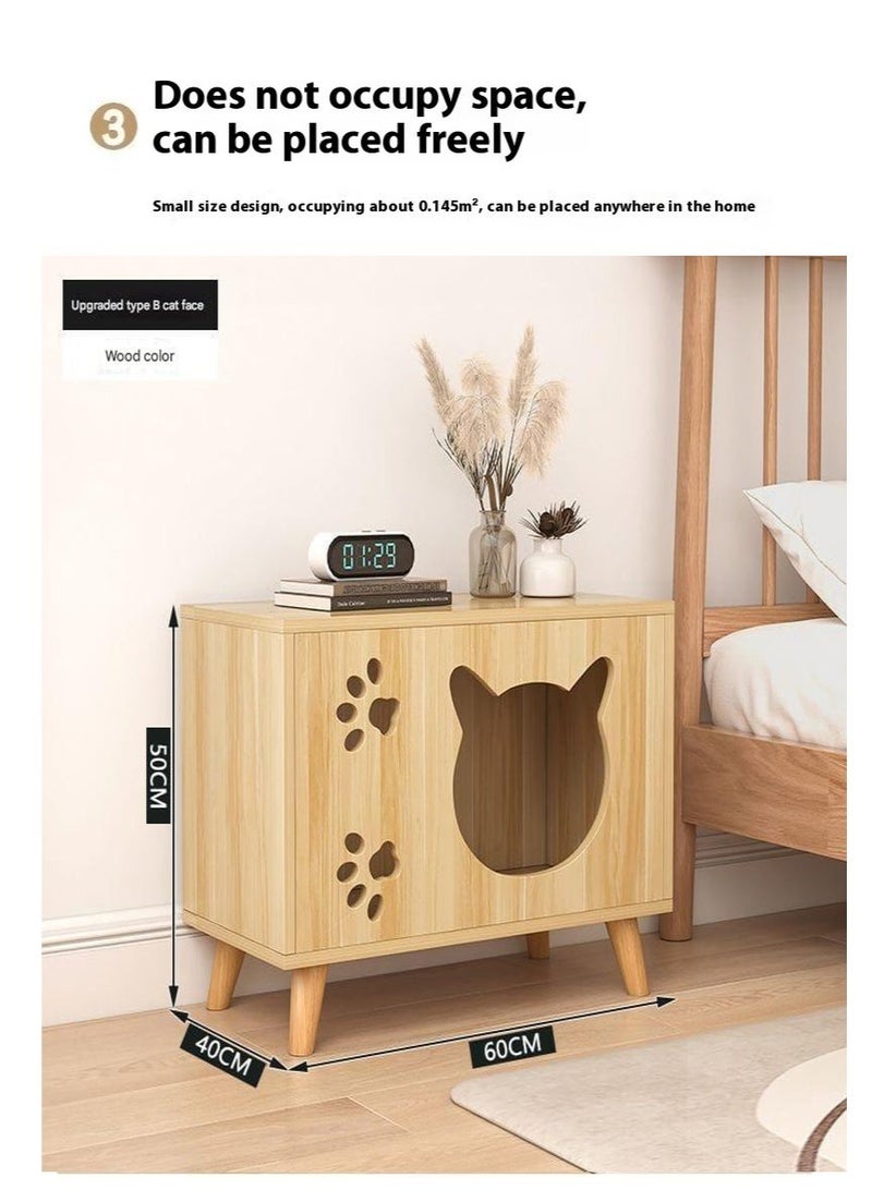 A.M Modern Design Simple All-Season Cat and Dog Bedside Storage Cabinet Small Bedroom Furniture - Image 3