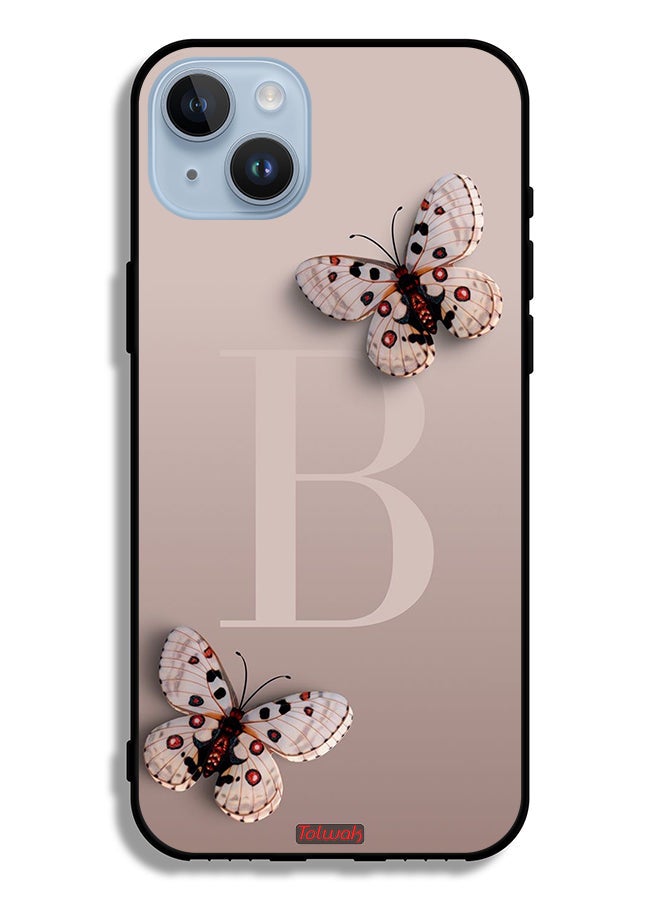 Tolwak Apple iPhone 14 Plus Protective Case B Butterflies - Image 2