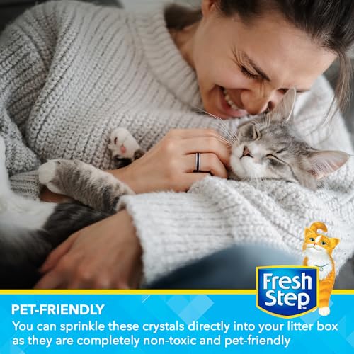 Fresh Step Cat Litter Crystals Deodorizer, Non Toxic Odor Neutralizing Crystals for Litter Boxes that Help Control Smells and Keep Home Areas Fresh, Summer Breeze Scent, 30 Ounce - Image 5
