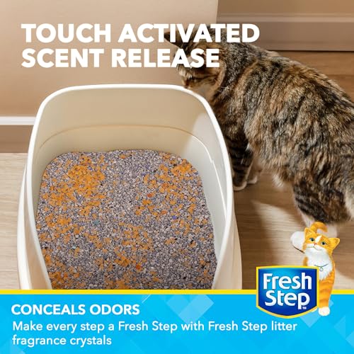 Fresh Step Cat Litter Crystals Deodorizer, Non Toxic Odor Neutralizing Crystals for Litter Boxes that Help Control Smells and Keep Home Areas Fresh, Summer Breeze Scent, 30 Ounce - Image 3