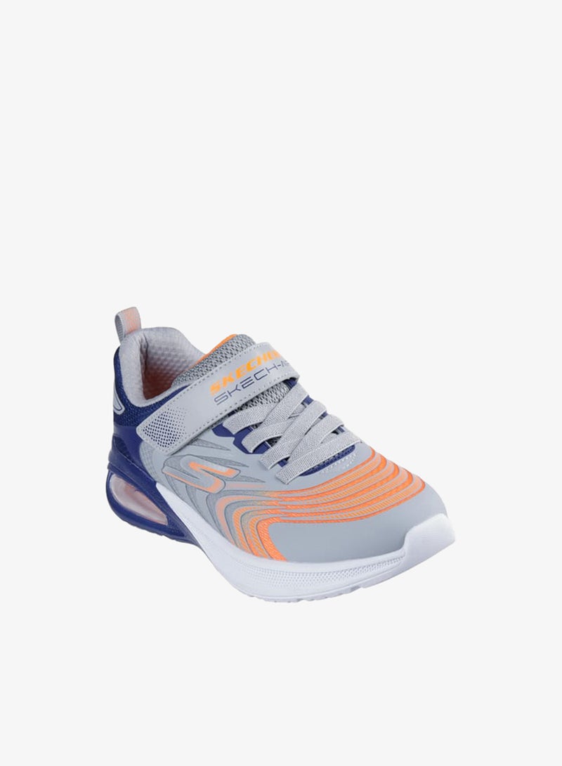 SKECHERS Boys' Printed Sneakers With Hook And Loop Closure - Microspec Max Advance - Image 2