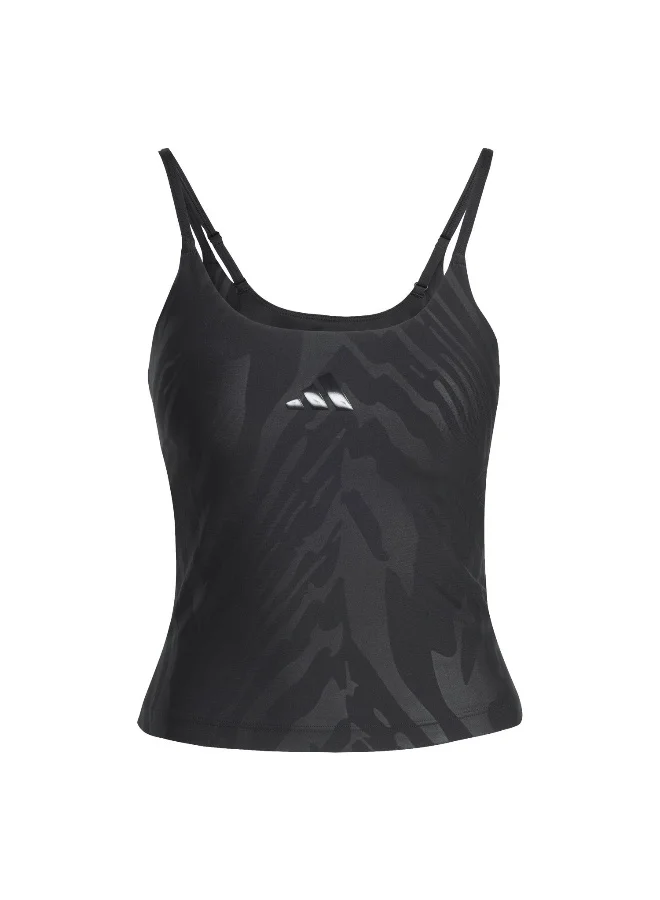adidas Adidas Opt Aop Ls Tank W Black Training Tops For Women