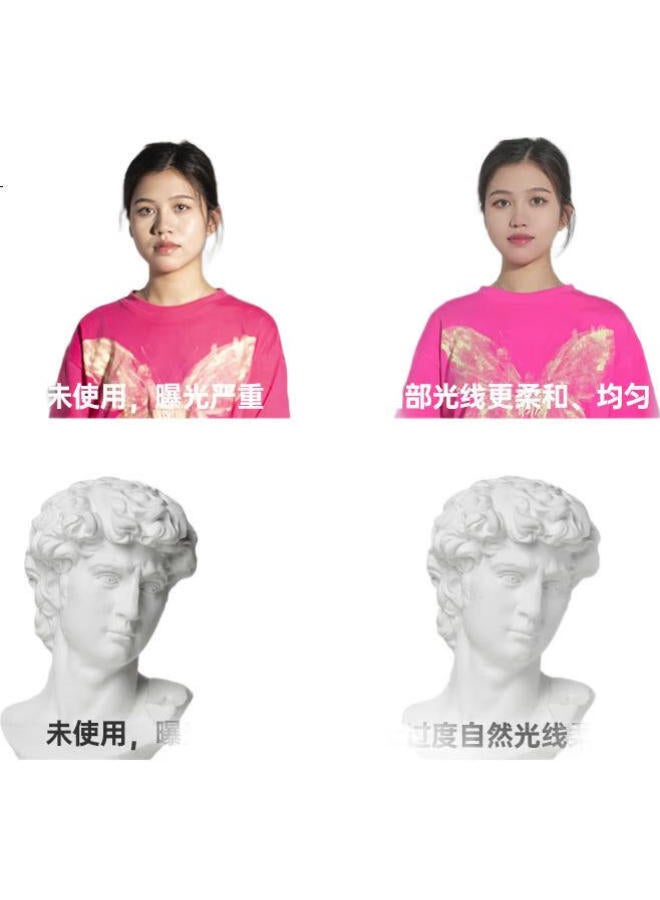 AMBITFUL Ambitful Softbox 80*120Cm Foldable Light Modelling Box For Photography, Portable Light Reflector For Outdoor Portrait Shooting And Fill Light - Image 1