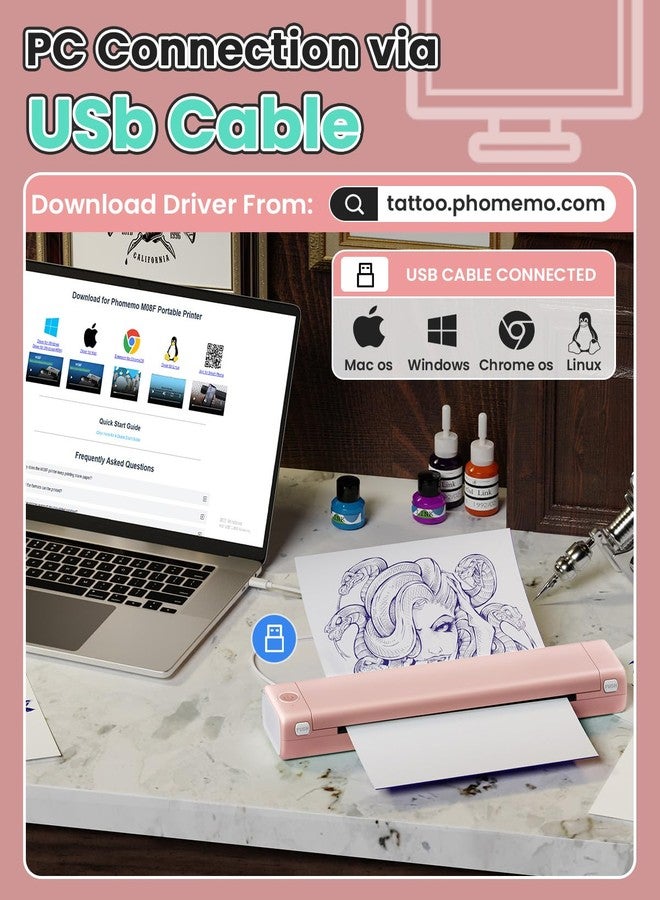 Phomemo Portable Thermal Compatible with Phone & Laptop - Image 4