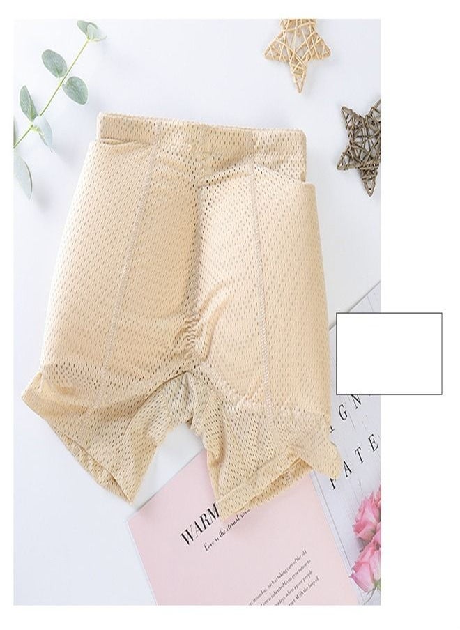 Loquat - Flat Angle Sponge Pad Leggings Beige - Image 1