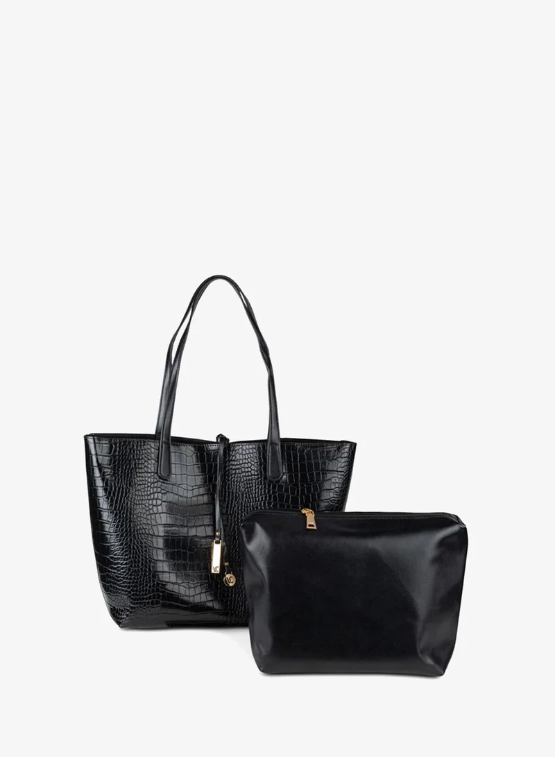 Vincci Black Women Tote Bag for Women | Best Price UAE
