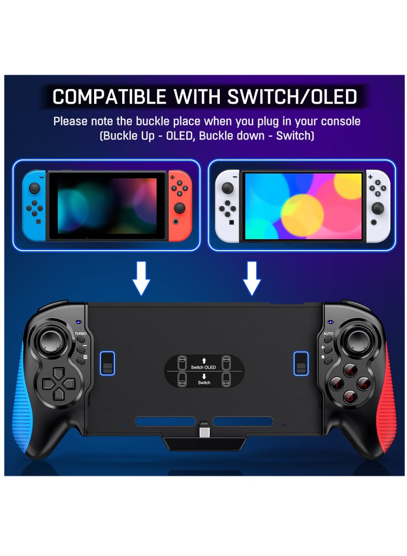 One-Piece Joypad Replacement Controller for Nintendo Switch/OLED, Pro Controller Style with Adjustable TURBO and Dual Motor Vibration for Enhanced Gaming Experience. - Image 5