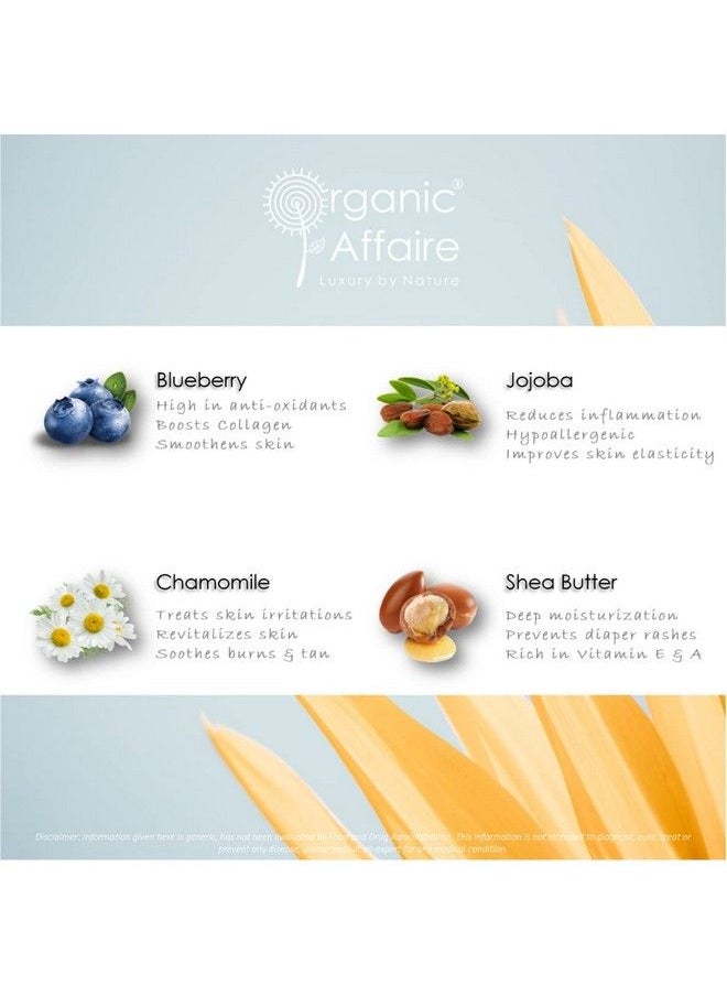 Organic Affaire - Natural Baby Lotion Mushy Boo (Honey Blueberry Shea Butter Almond & Chamomile Oil) ; Free From Paraben Mineral Oil & Sulfates 100Ml - Image 1