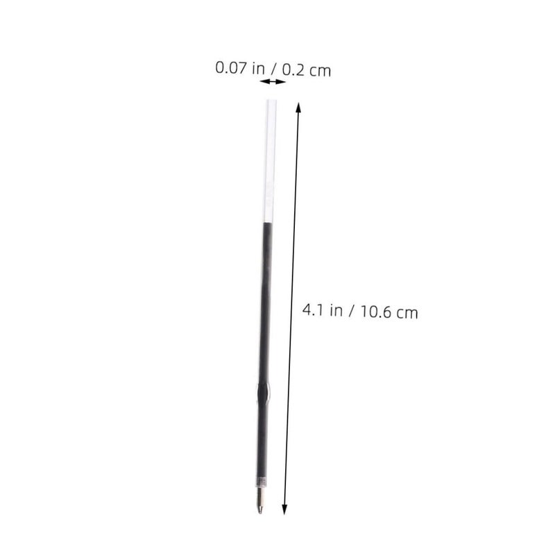 200Pcs Pen Refill Replacement 0.7mm Smooth Black and Blue Ink - Image 3
