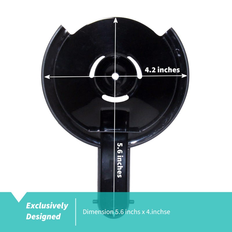 Sendextra 2-PACK Replacement Carafe Lid ONLY for Mr. Coffee 12 Cup Glass Coffee Carafe Pot, Part# 112435001000 - Image 3