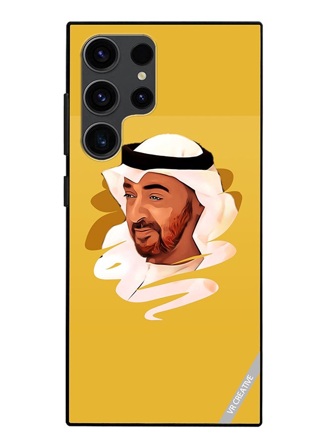 VR CREATIVE Protective Case Cover For Samsung Galaxy S24 Ultra Sheikh Mohamed Bin Zayed Al Nahyan Design Multicolour - Image 1