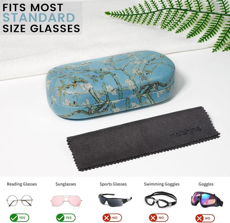 molshine Hard Sunglasses Case, Classic, Colourful and Large Hard Case Glasses Case, Lightweight and Portable - Image 3
