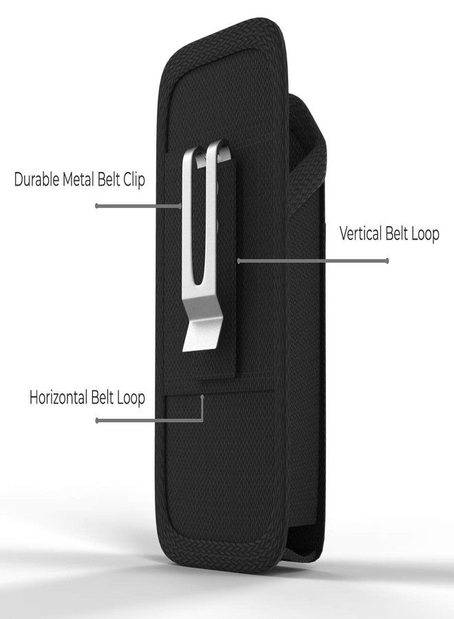 Agoz Carrying Holster for Microsoft Surface Duo,Microsoft Surface Duo 2, Belt Clip Case Pouch with Belt Loop and Credit Card/ID Holder Pocket - Image 2