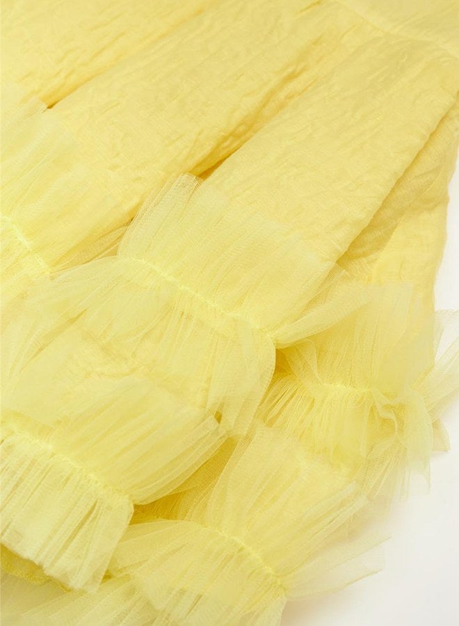 Lia Lea Baby Girl Yellow Dress - Image 3