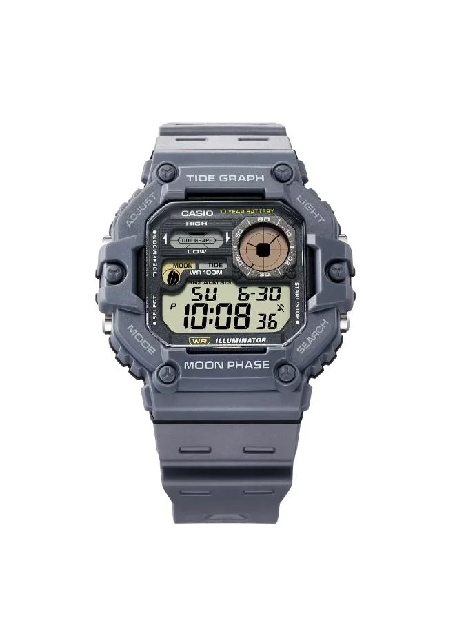 Casio Men's Resin Digital Watch WS-1700H-8AVDF - 48.6 mm