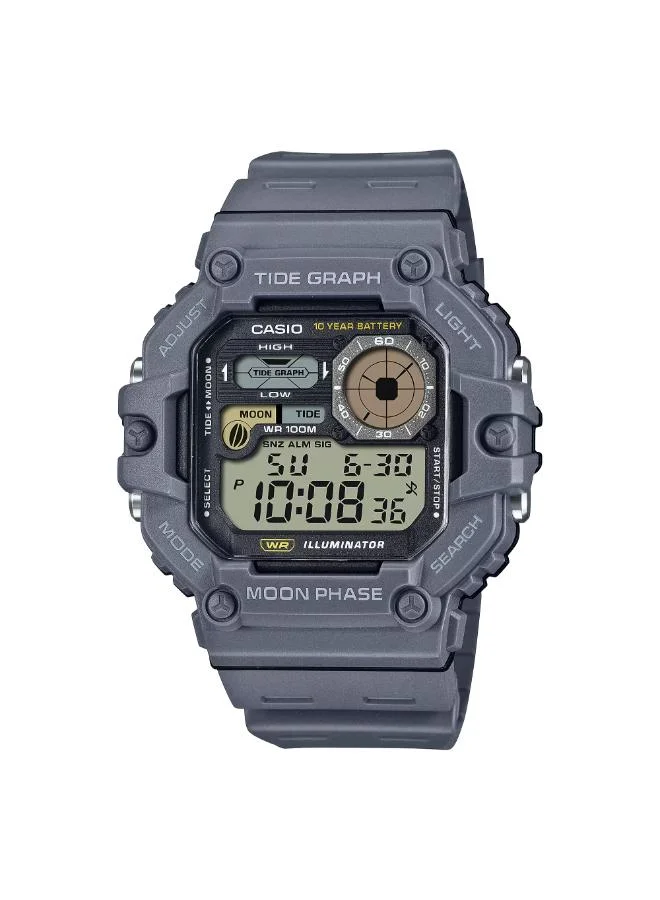 Casio Men's Resin Digital Watch WS-1700H-8AVDF - 48.6 mm