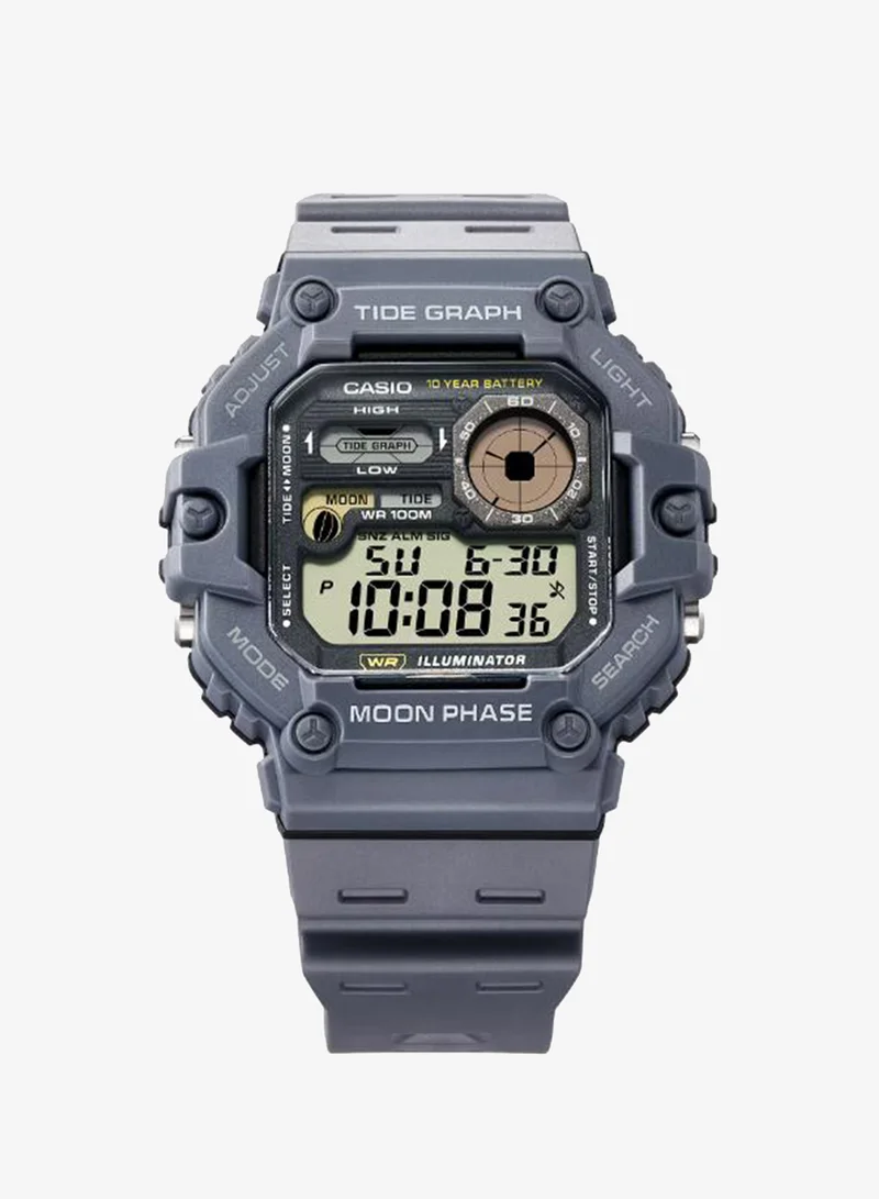 Casio Men's Resin Digital Watch WS-1700H-8AVDF - 48.6 mm