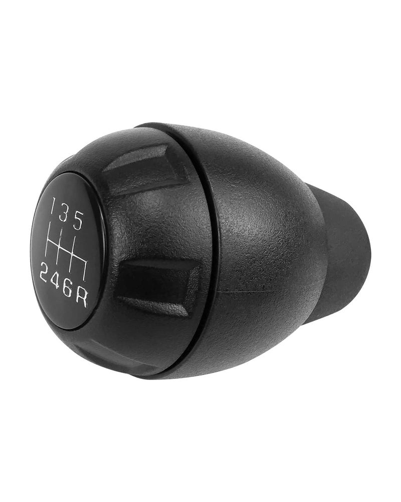 TIKSCIENCE Manual Transmission Shift Knob 6 Speed Fit for Jeep Wrangler JK 3.8L 2007 2008 2009 2010 Replace 52060485AG - Image 1