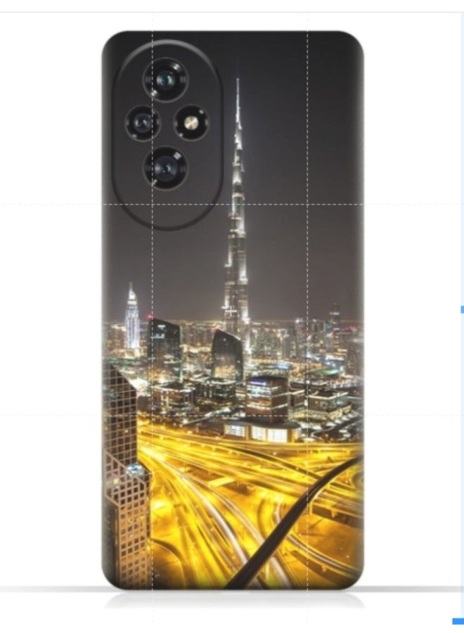 إيه إم سي ديزاين غطاء حماية بطبعة هاتف هونر 200 برو